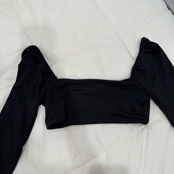 princess polly collan long sleeve top - Picture 3 of 4